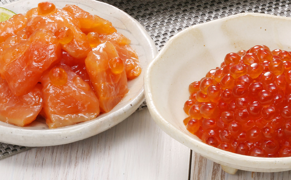 佐藤水産 ご飯のおとも４種(5)◇鮭ルイベといくら・筋子３種