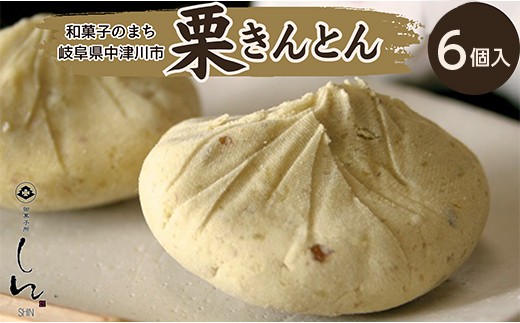 ＜御菓子所しん＞中津川栗きんとん6個入 F4N-3050