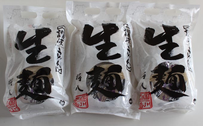 讃岐うどん さぬきうどん つゆ付 4人前 × 3袋 計12人前 讃岐 さぬき 生麺 220g つゆ 60g 生うどん 生めん うどん 麺類 熟成 熟成麺 うどんつゆ つゆ付き 将八 香川県 観音寺市