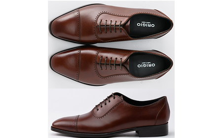 オリジオ紳士靴 ORG-008 ブラウン 25.5cm