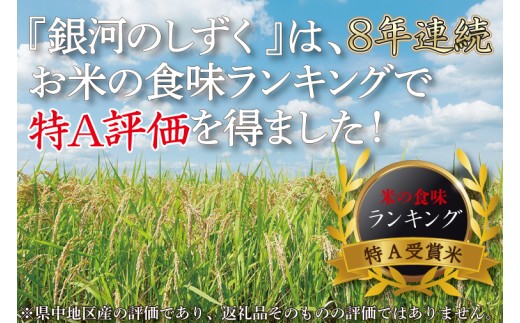 米 無洗米 5kg「令和7年産 銀河のしずく」特A受賞 お米 ご飯 ライス 岩手県産 (AE160) 単品 無洗米 5kg