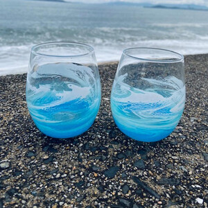 【福岡市】オーシャングラス 1個 330ml【カラー選択可】 オレンジ系
