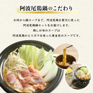 丸本特製阿波尾鶏 塩鍋セット もも・つみれ 合計1.4kgセット（4-5人前）