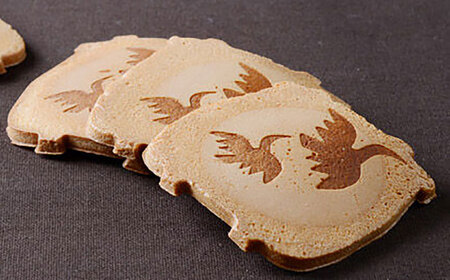 鵜飼せんべい 24枚 和菓子 お菓子 おやつ 国産小麦 岐阜市/長良園[ANAK009]