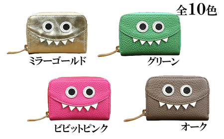 思わず誰かに見せたくなるモンスターマルチケース/ミニ財布 ファッション小物 キャラクター  トープ