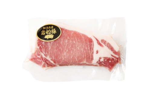【村上市 豚】 岩船豚 ロース 計約900g（約150g（1枚）×6パック） ／ 肉 にく お肉 豚肉 ぶた肉 ブタ肉 ポーク ロース肉 ジューシー やわらか 小分け 冷凍 国産 001-0005