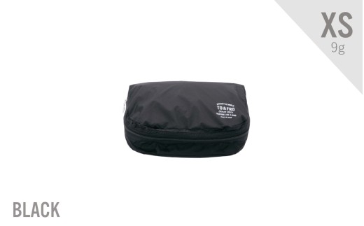 【TO&FRO】軽すぎるポーチ ORGANIZER AIR【XSサイズ・ブラック】
