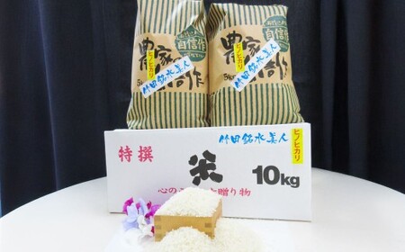 竹田銘水美人色選米（ 普通慣行米 ）約5kg × 2袋 計約10kg