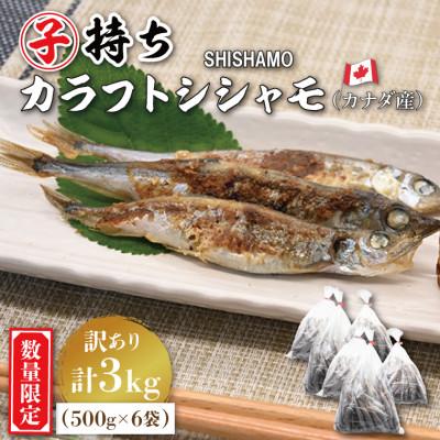 ふるさと納税 大洗町 【数量限定!】子持ちカラフトシシャモ3kg(訳アリ品)