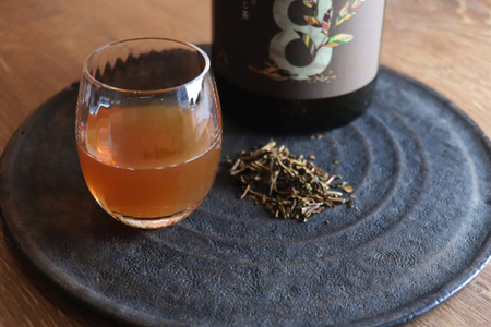 「深川リキュルラボ」東京下町のクラフトリキュール「8th　Ocean　茶梅酒ほうじ茶720ml」【kt043-002】茶梅酒 ほうじ茶 お酒 茶葉 梅酒 甘味 手作業 職人 一番茶