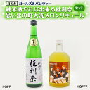 【ふるさと納税】純米酒 やれば出来る桂利奈 720ml メロン リキュール ガルパン コラボ 720ml 2本 セット 大洗 地酒 日本酒 茨城 ガールズ＆パンツァー