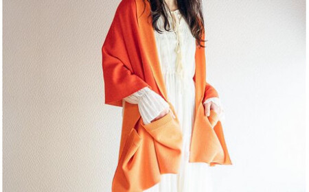ストール CLEMATIS リバーシブル和紙ストール ( 折り返しポケット・レッド ) レディース | 大判 ストール リバーシブル 和紙 おしゃれ シンプル マフラー 春夏 春 夏 新潟県 五泉市 