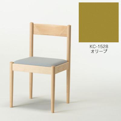 ふるさと納税 旭川市 旭川家具 cosine　フォルクチェア　メープルKC オリーブ_04462