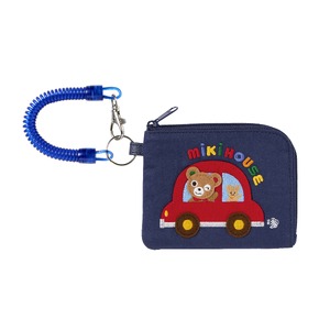D206(紺)ミキハウス パスケース（紺）【mikihouse 定期入れ 男の子 女の子 小学生 入学 通学 ブランド 新入学 大阪府 八尾】