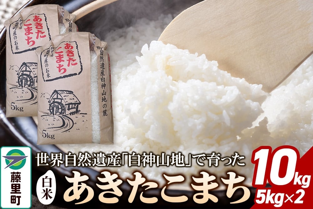 
            米 令和7年産 あきたこまち【白米】10kg（5kg×2袋）
          