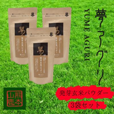 ふるさと納税 山鹿市 発芽玄米パウダー100g×3袋【株式会社夢アグリ】《山鹿市》