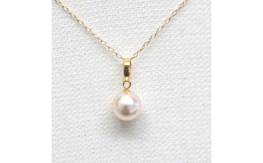 620 アコヤ真珠チェーン付ペンダント　K18 7.5mmup ペンダント チェーン付ペンダント 真珠ペンダント パールペンダント 真珠 パール K18 ゴールド 18金 アコヤ真珠 あこや真珠 アコヤパール 7.5mm 7.5mmup ジュエリー 貴金属 宝石 定番 伊勢市 伊勢 伊勢志摩 ギフト 贈り物 フォーマル シンプル 結婚式 入学式 卒業式