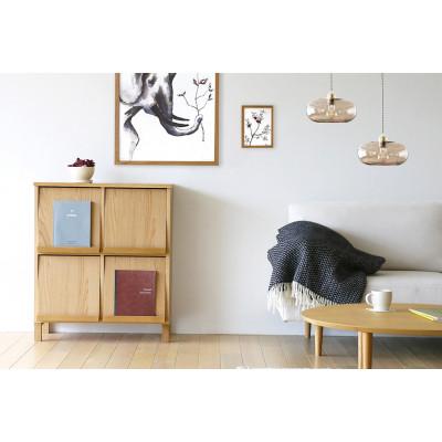 ふるさと納税 筑後市 本棚 レッチェ 77マガジンレコードラック オーク【10年保証】【高野木工】 |  | 01