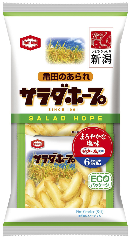 亀田製菓 新潟限定 サラダホープ 90g 12袋 米菓 お菓子 菓子 あられ  2A02010