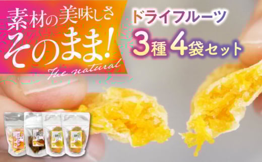 ドライフルーツ 3種（ポンカン 栗 柿）4袋セット ドライフルーツ フルーツ 果物 くだもの 肉厚 おかし お菓子 おやつ ぽんかん 柿 かき 栗 くり 朝食 お茶うけ 食感 爽やか お手軽 ヘルシー グラノーラ ヨーグルト シリアル おつまみ アレンジ 料理 健康 おすすめ 人気 お取り寄せ 送料無料 贈答 ギフト愛媛県大洲市/愛媛たいき農業協同組合加工部[AGAQ004]