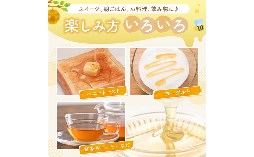 KYOTOTANGOHONEY森の百花蜜純粋天然ハチミツ200g×2本（ボトル）蜂蜜・はちみつ・国産・天然・ハチミツ