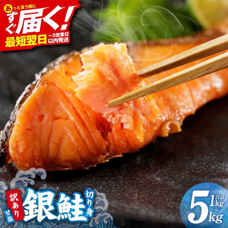 訳あり 銀鮭切り身 2kg 約20切れ