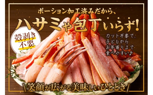 ランキング 1位 ｜ 生 香住ガニ かにしゃぶ セット ポーション 合計1.1kg だし付 冷凍 【令和8年10月下旬お届け予定】 年内発送 国産 生 香住ガニ かに カニ しゃぶしゃぶ かにすき 紅