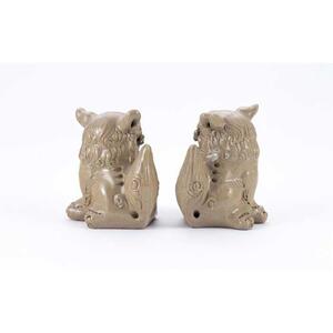 ＜受注生産品＞ミニミニシーサー★カラー：白★｜沖縄　やちむん　人気　シーサー