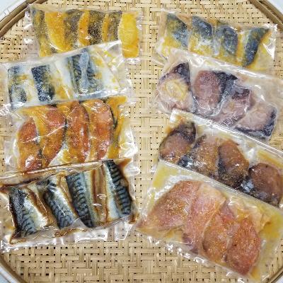 ふるさと納税 中間市 西京漬・たまり醤油・幽庵漬32切　ヒデカばば魚漬けCセット　九州の濃厚甘口味 |  | 03