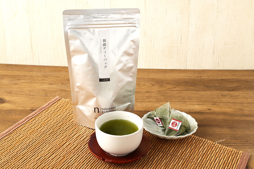 中山吉祥園 八女茶 3種セット( 水出し ・ 朝露 ・ 抹茶クランチ ) 緑茶 抹茶 ティーパック チョコ お菓子 おやつ