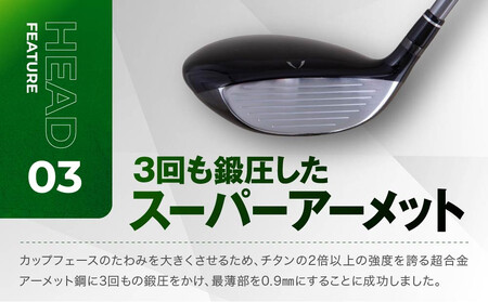 【ルーツゴルフ】ルーツラプター フェアウェイウッド 3番ロフト15° ヘッドカバー付 ゴルフクラブ＜シャフト硬さ：S＞