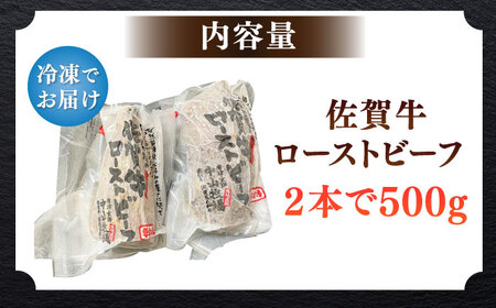 佐賀牛ローストビーフ 500g / お祝い 熟成 ブランド牛 / 佐賀県 / 株式会社中山牧場 [41AOCW002]