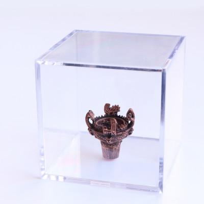 ふるさと納税 山梨県 【Do_goods】縄文時代の神秘を現代に 純銅製 火焔型土器ミニオブジェ　659-322 |  | 03