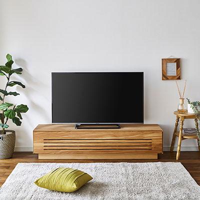 ふるさと納税 大川市 テレビ台 ルーチェ オーク無垢【サイズ:幅154-204cm、カラー:オーク無垢】 |  | 01