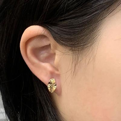 ふるさと納税 甲府市 APE5141 K18YG　楕円ピアス |  | 02