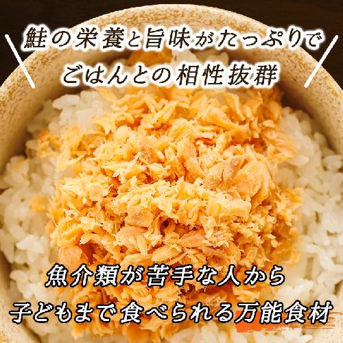 北海道産 鮭フレーク （160g×5瓶）焼鮭の手ほぐし フレーク 冷凍 すぐ届く すぐ発送 調理済み 一人暮らし セット おかず 国産 魚介類 海鮮 絶品 人気 北海道 釧路町 釧路超 特産品_イメー
