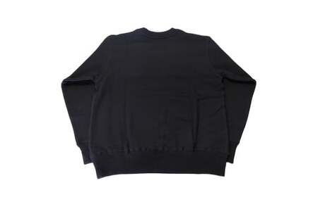 HAKUBA ORIGINAL 発泡プリントスウェット(ユニセックス) 　サイズ：XL　カラー：ブラック【P0130513_XL_BL】