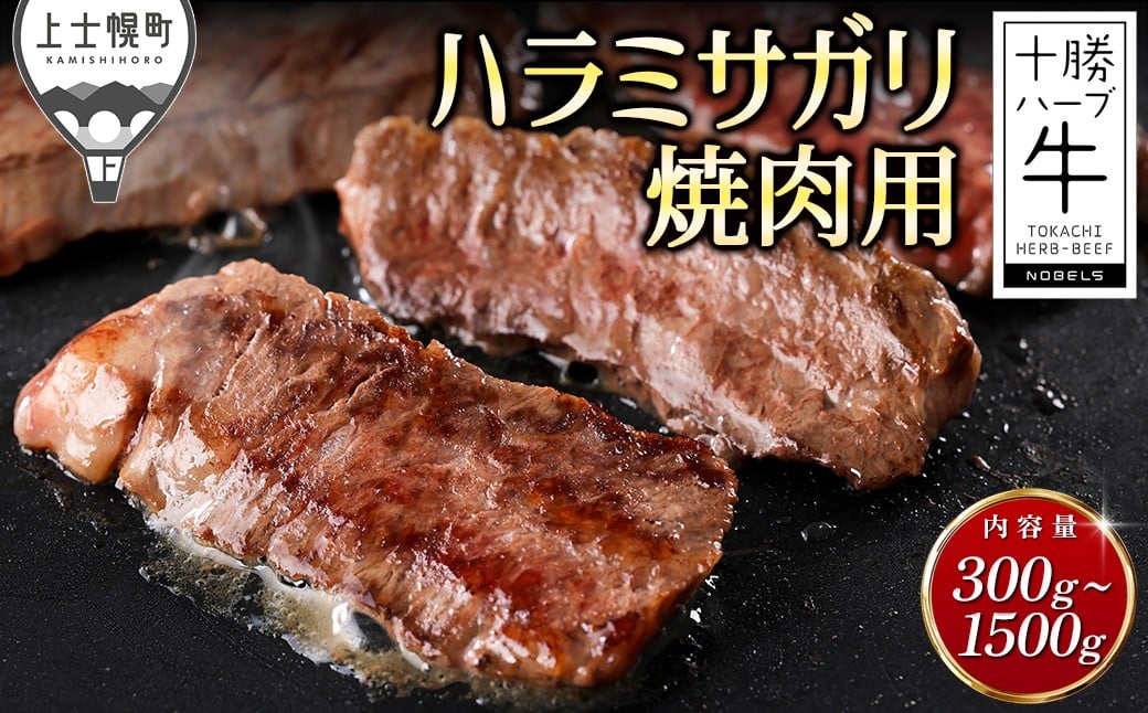 
            十勝ハーブ牛 ハラミサガリ 焼肉 300g～1.5kg パック数が選べる 国産 北海道 牛 肉 牛肉 赤身 真空パック キャンプ アウトドア バーベキュー BBQ 冷凍
          