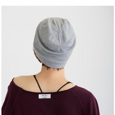 ふるさと納税 豊中市 【杢グレー】室内用帽子 オーガニックコットン 天4方ワッチ |  | 03