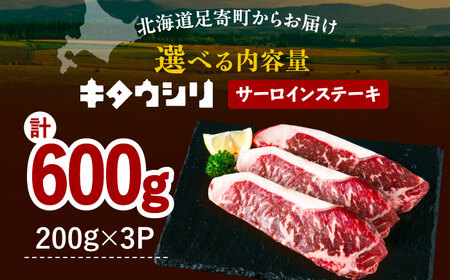 北海道産牛 サーロインステーキ 200g×3パック 《足寄町》 【北海道チクレンミート】 肉 牛肉 北海道産 [BEBJ001]