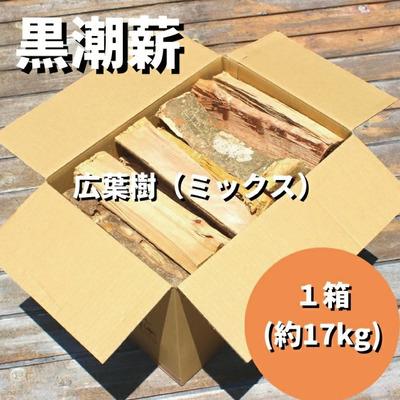 ふるさと納税 四万十市 【数量限定】薪ストーブやアウトドアに!黒潮薪本舗の黒潮薪1箱(合計 約17kg)