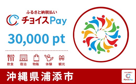 
                  浦添市チョイスPay 30,000pt【会員限定のお礼の品】
                