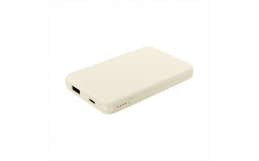 Owltech(オウルテック) Type-C 入力&出力対応で軽量110g 5000mAh 小型軽量モバイルバッテリー OWL-LPB5012-KI キナリ【 モバイルバッテリ 家電 神奈川県 海老名市 】