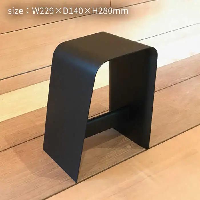 thin stool small （black） 糸島市 / 贈り物家具 みはたや [ADD024]