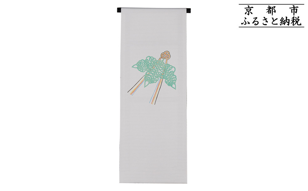 【和装振興応援プロジェクト】歳時記7月1「七夕」京手描友禅 染帯｜染帯 着物 織物 人気 おすすめ [ 手描友禅 帯 染匠 職人 歳時記 人気 おすすめ ギフト プレゼント お取り寄せ 通販 送料無料 ふるさと納税 ] 261009_A-BR053VC17