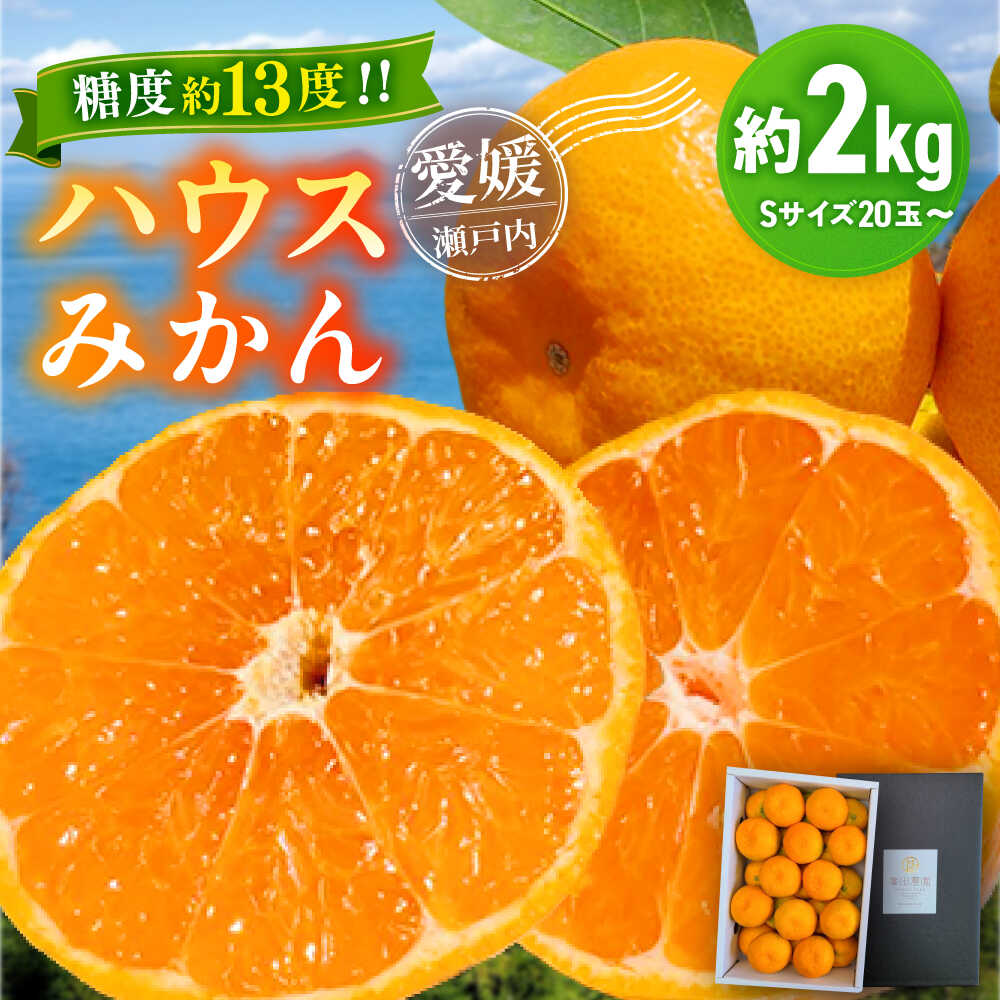 【ふるさと納税】【先行予約】【7月より順次発送】「ハウスみかん」2kg | 人気 おすすめ ランキング おいしい 甘い 果物 フルーツ ミカン 大洲市/峯田農園[AGBT001] 10000 10000円 以上