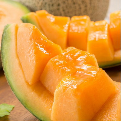 【ふるさと納税】【令和5年 品質優良賞受賞】茨城県旭村産クインシーメロン(赤肉) 特秀2玉【配送不可地域：離島・沖縄県】【1691511】