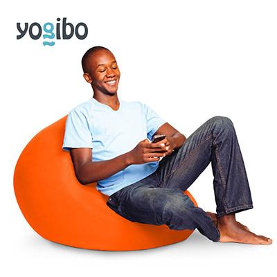 ふるさと納税 大和高田市 Yogibo Mini(ヨギボー ミニ)オレンジ