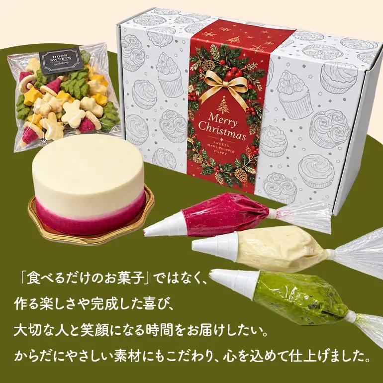 クリスマス 白あんデコレーション体験キット(3号サイズ) UA05-06