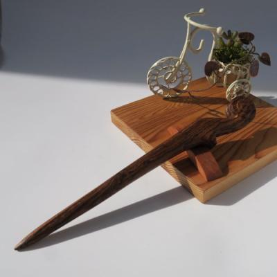 ふるさと納税 小牧市 木製かんざし スクロール型 (ボコーテ) [195S27-01]